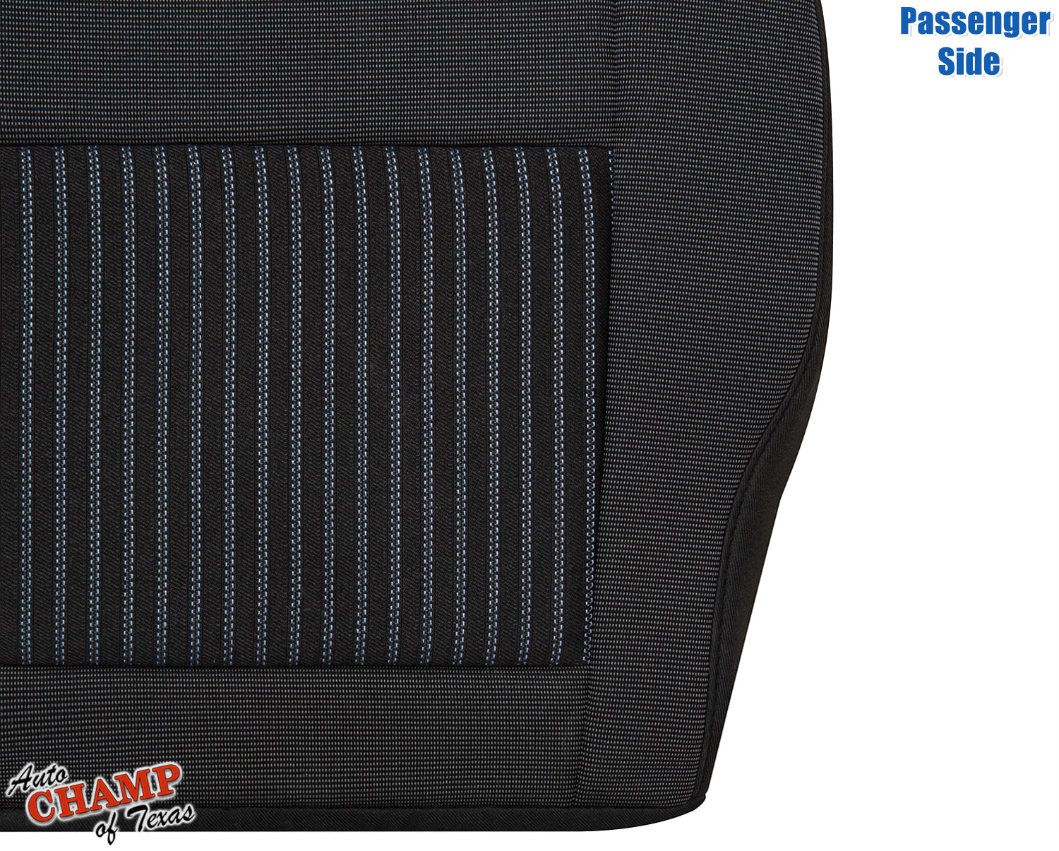 2014 2019 ford transit passenger bottom cloth seat cover black