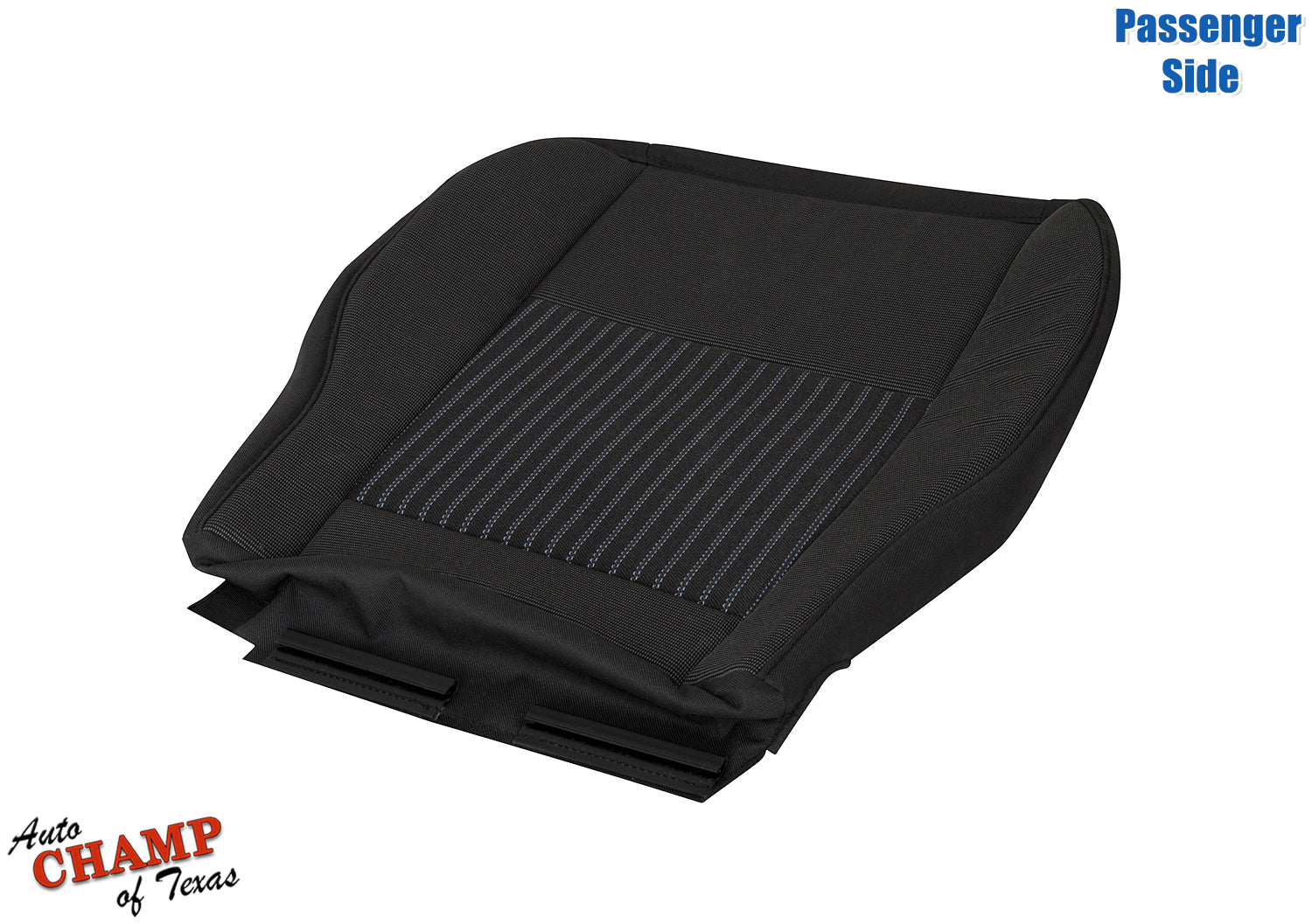ford transit black cloth passenger bottom seat cover