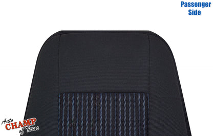 2014 2019 ford transit van passenger seat cover black fabric angled