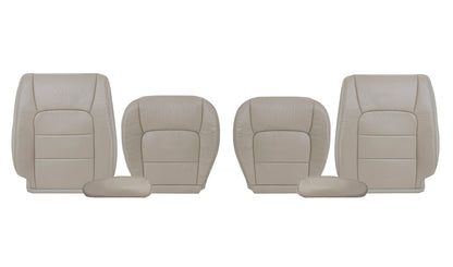 1998-2007 Lexus LX470 Driver & Passenger Complete Leather Seat Covers, Tan