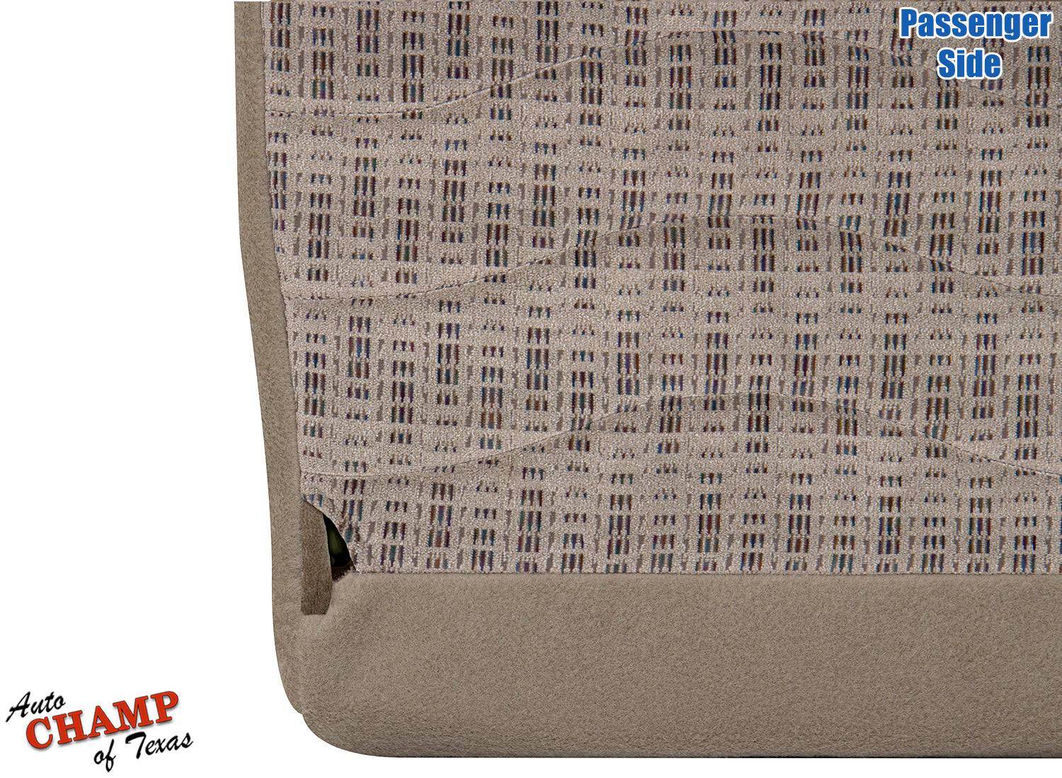 cloth tan seat cover 1999 ford f250 passenger side bottom xlt