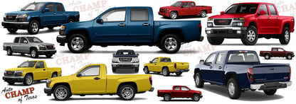 2004–2012 GMC Canyon SLE SLT Z71 Z85 Passenger Bottom Cloth Seat Cover Gray