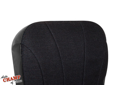 1999-2002 Chevy Silverado W/T Base Work Truck Driver Side Bottom Cloth Seat Cover Dark Gray