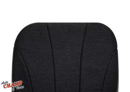1999-2002 Chevy Silverado W/T Base Work Truck Driver Side Bottom Cloth Seat Cover Dark Gray