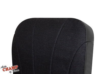 1999-2002 Chevy Silverado W/T Base Work Truck Driver Side Bottom Cloth Seat Cover Dark Gray