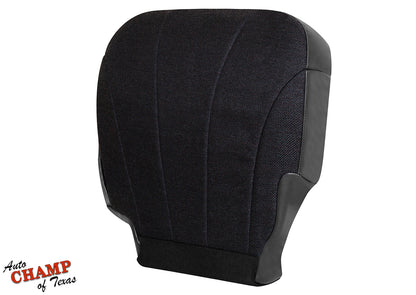 1999-2002 Chevy Silverado W/T Base Work Truck Driver Side Bottom Cloth Seat Cover Dark Gray