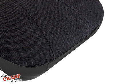 1999-2002 Chevy Silverado W/T Base Work Truck Driver Side Bottom Cloth Seat Cover Dark Gray