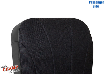 1999-2002 Chevy Silverado W/T Base Work Truck Passenger Side Bottom Cloth Seat Cover Dark Gray