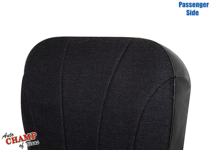 1999-2002 Chevy Silverado W/T Base Work Truck Passenger Side Bottom Cloth Seat Cover Dark Gray