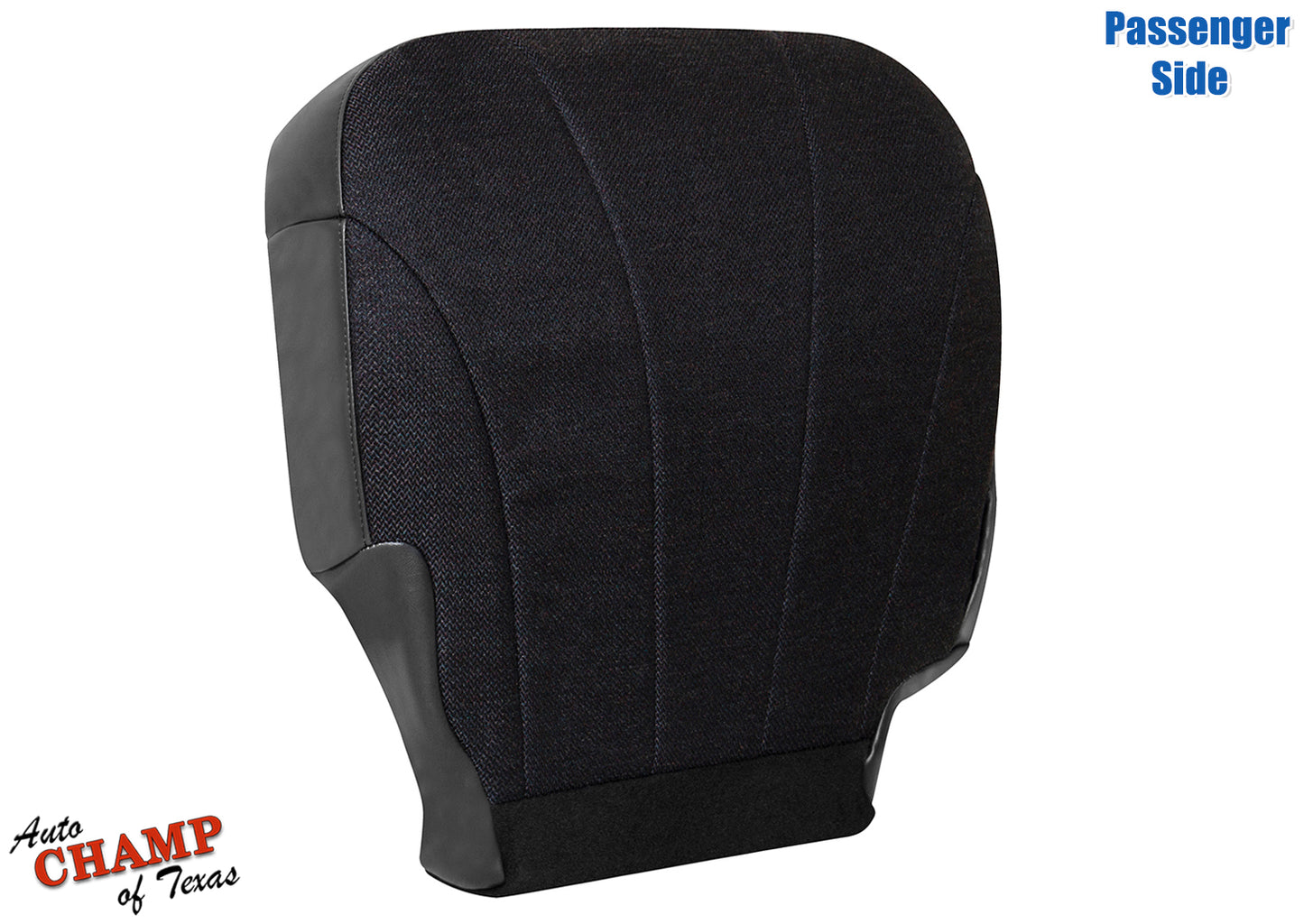 1999-2002 Chevy Silverado W/T Base Work Truck Passenger Side Bottom Cloth Seat Cover Dark Gray