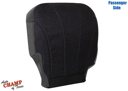 1999-2002 Chevy Silverado W/T Base Work Truck Passenger Side Bottom Cloth Seat Cover Dark Gray