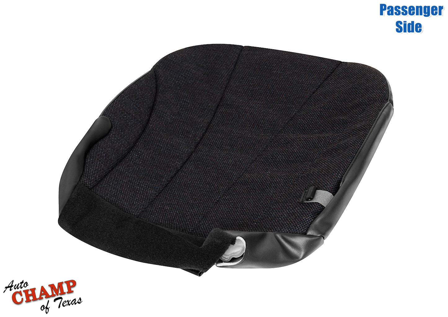 1999-2002 Chevy Silverado W/T Base Work Truck Passenger Side Bottom Cloth Seat Cover Dark Gray