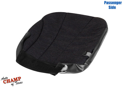 1999-2002 Chevy Silverado W/T Base Work Truck Passenger Side Bottom Cloth Seat Cover Dark Gray
