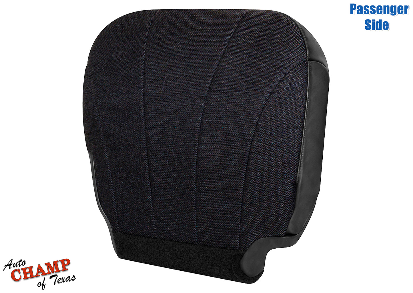 1999-2002 Chevy Silverado W/T Base Work Truck Passenger Side Bottom Cloth Seat Cover Dark Gray
