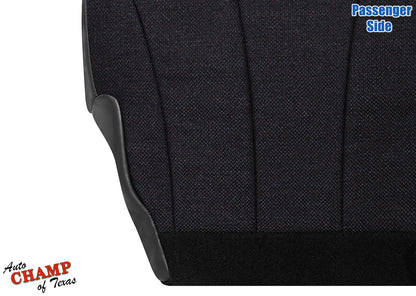 1999-2002 Chevy Silverado W/T Base Work Truck Passenger Side Bottom Cloth Seat Cover Dark Gray