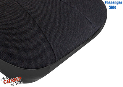 1999-2002 Chevy Silverado W/T Base Work Truck Passenger Side Bottom Cloth Seat Cover Dark Gray