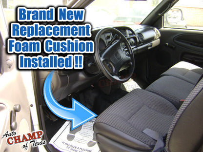 1998-2002 Dodge Ram 1500 ST Driver Side Bottom Seat Cover Dark Gray