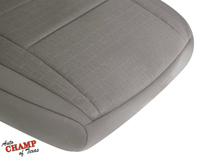 2011-2013 Jeep Grand Cherokee Laredo Driver Side Bottom Cloth Seat Cover, Gray