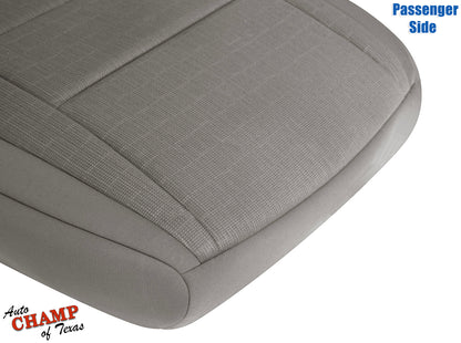 2011-2013 Jeep Grand Cherokee Laredo Passenger Side Bottom Cloth Seat Cover, Gray