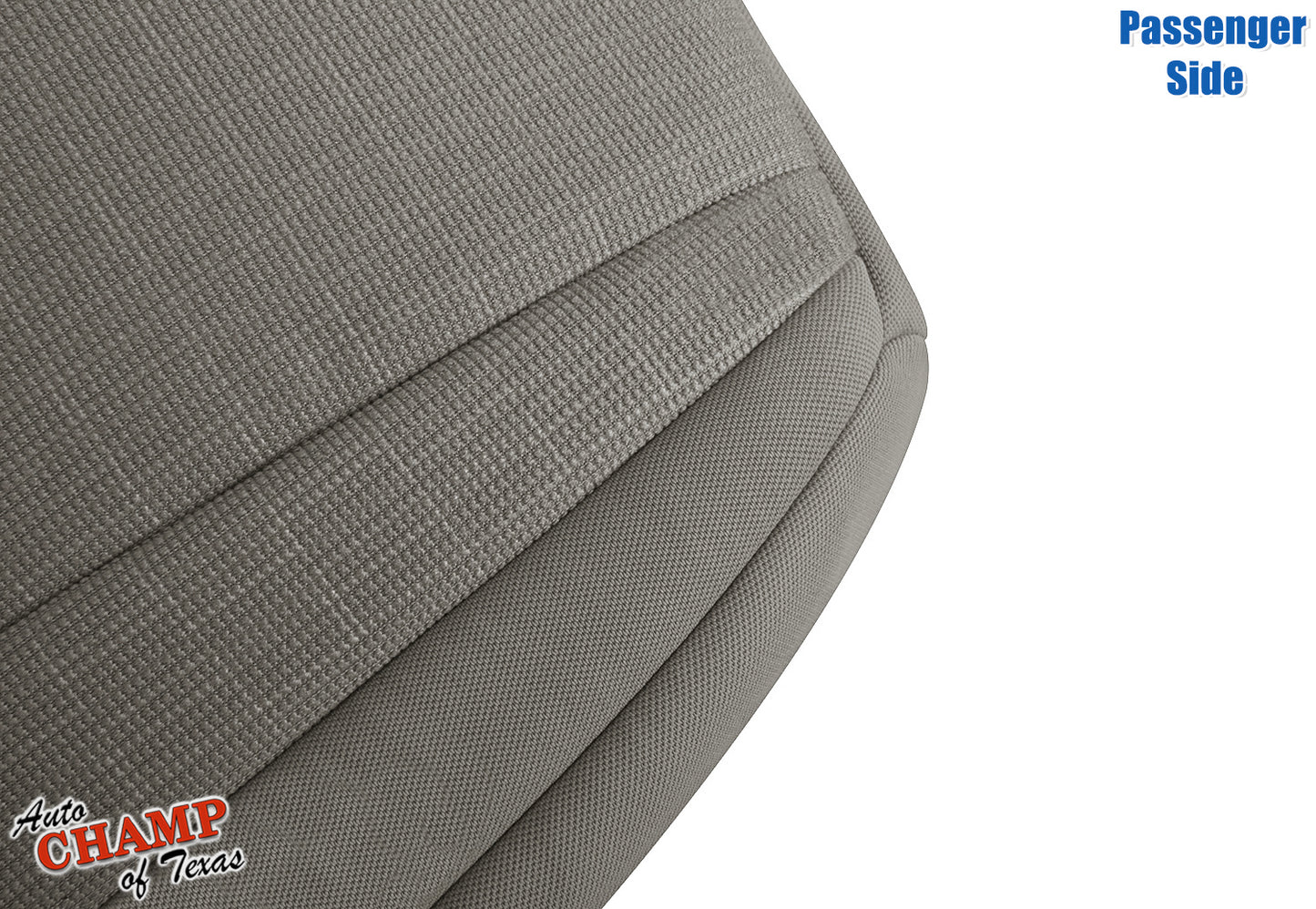 2011-2013 Jeep Grand Cherokee Laredo Passenger Side Bottom Cloth Seat Cover, Gray