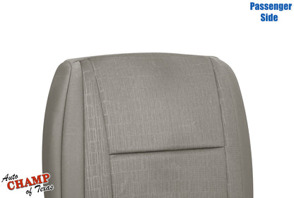 2011-2013 Jeep Grand Cherokee Laredo Passenger Side Bottom Cloth Seat Cover, Gray