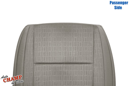 2011-2013 Jeep Grand Cherokee Laredo Passenger Side Bottom Cloth Seat Cover, Gray