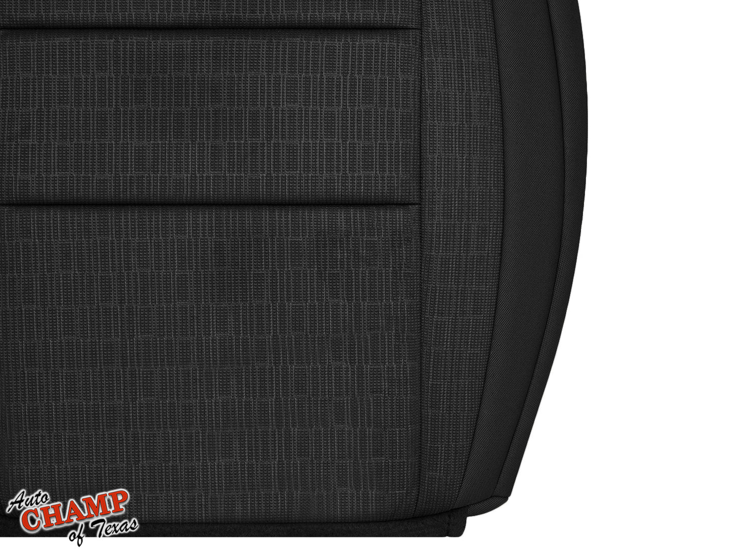2011-2017 Jeep Grand Cherokee Laredo Driver Side Bottom Cloth Seat Cover Black