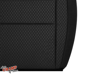 2018-2022 Jeep Grand Cherokee Laredo Driver Side Bottom Cloth Seat Cover Black