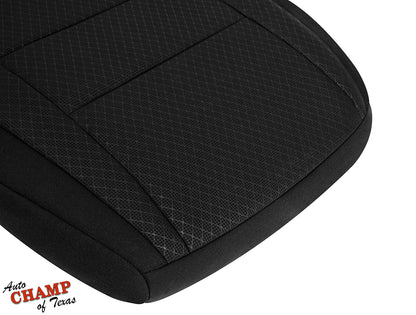 2018-2022 Jeep Grand Cherokee Laredo Driver Side Bottom Cloth Seat Cover Black