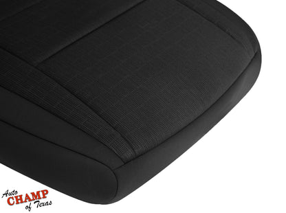 2011-2017 Jeep Grand Cherokee Laredo Driver Side Bottom Cloth Seat Cover Black