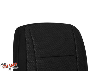 2018-2022 Jeep Grand Cherokee Laredo Driver Side Bottom Cloth Seat Cover Black