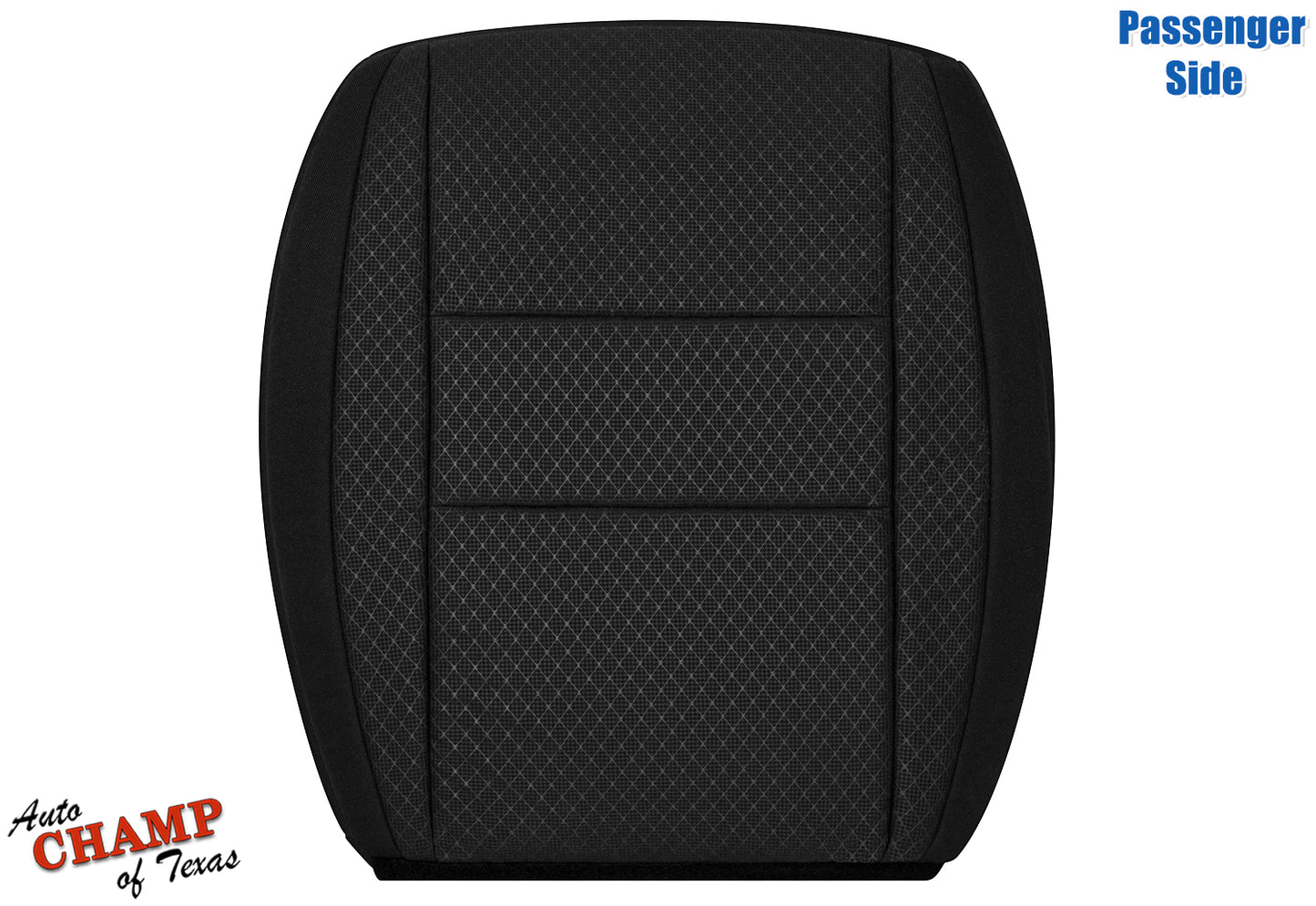 2018-2022 Jeep Grand Cherokee Laredo Passenger Side Bottom Cloth Seat Cover Black