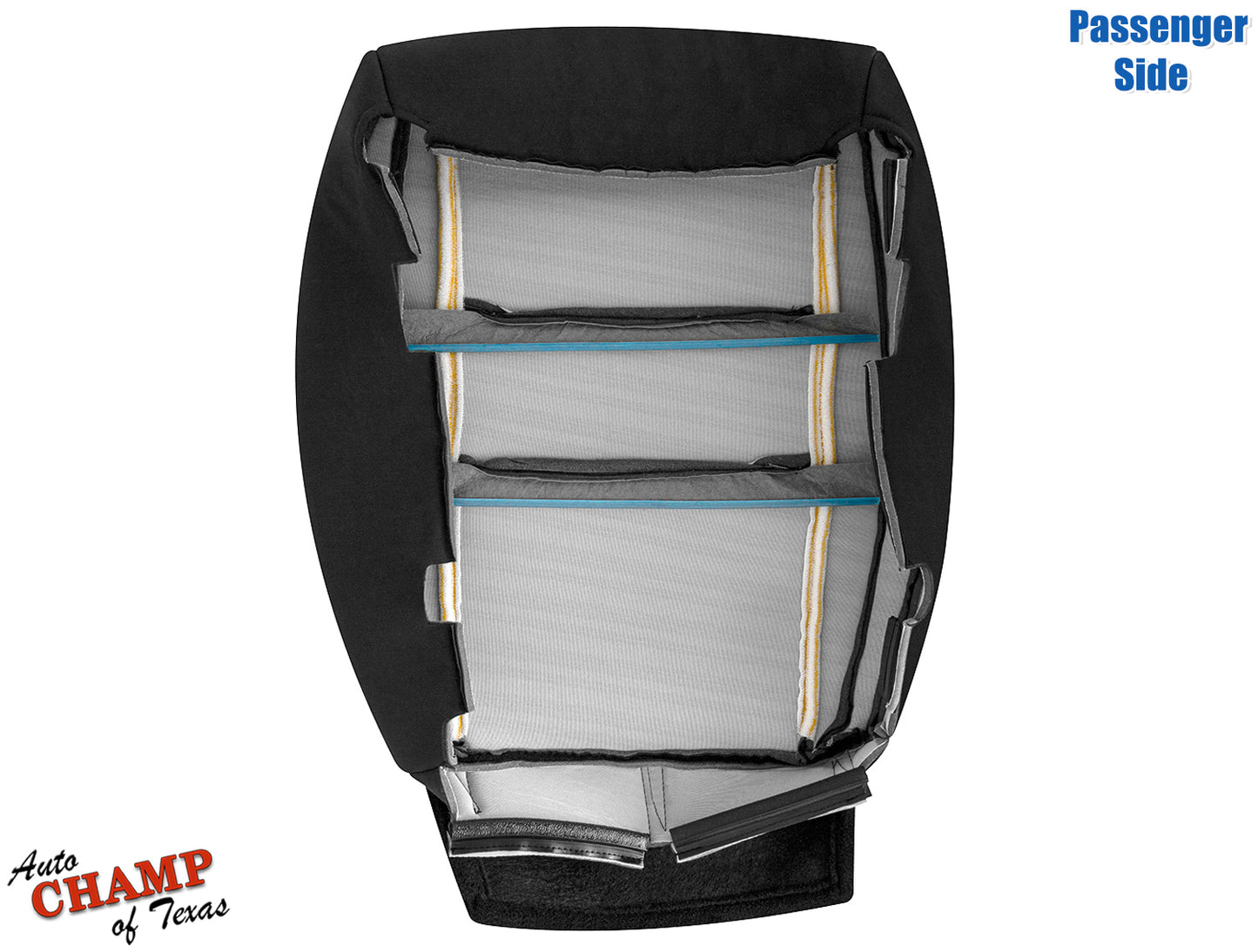 2018-2022 Jeep Grand Cherokee Laredo Passenger Side Bottom Cloth Seat Cover Black