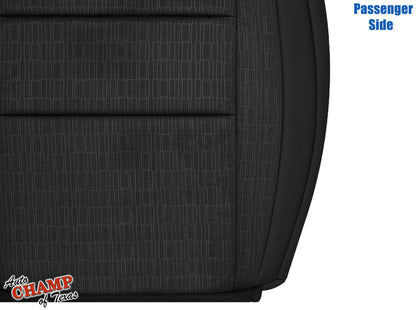 2011-2017 Jeep Grand Cherokee Laredo Passenger Side Bottom Cloth Seat Cover Black