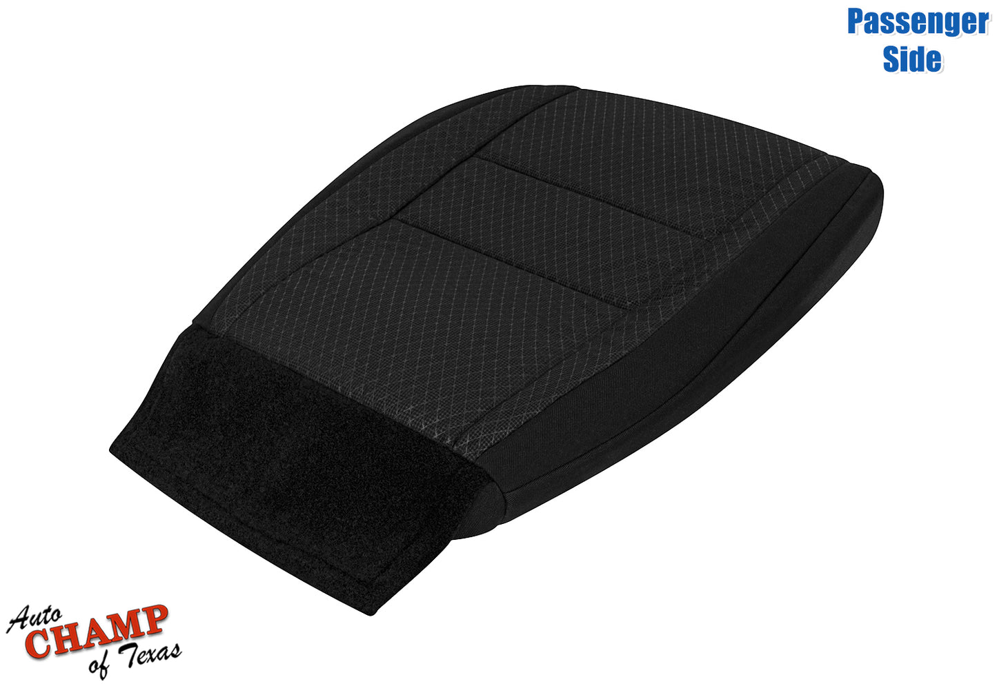 2018-2022 Jeep Grand Cherokee Laredo Passenger Side Bottom Cloth Seat Cover Black