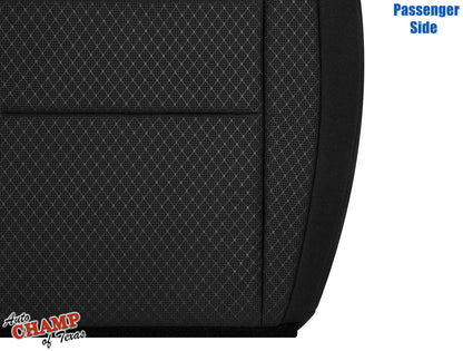 2018-2022 Jeep Grand Cherokee Laredo Passenger Side Bottom Cloth Seat Cover Black