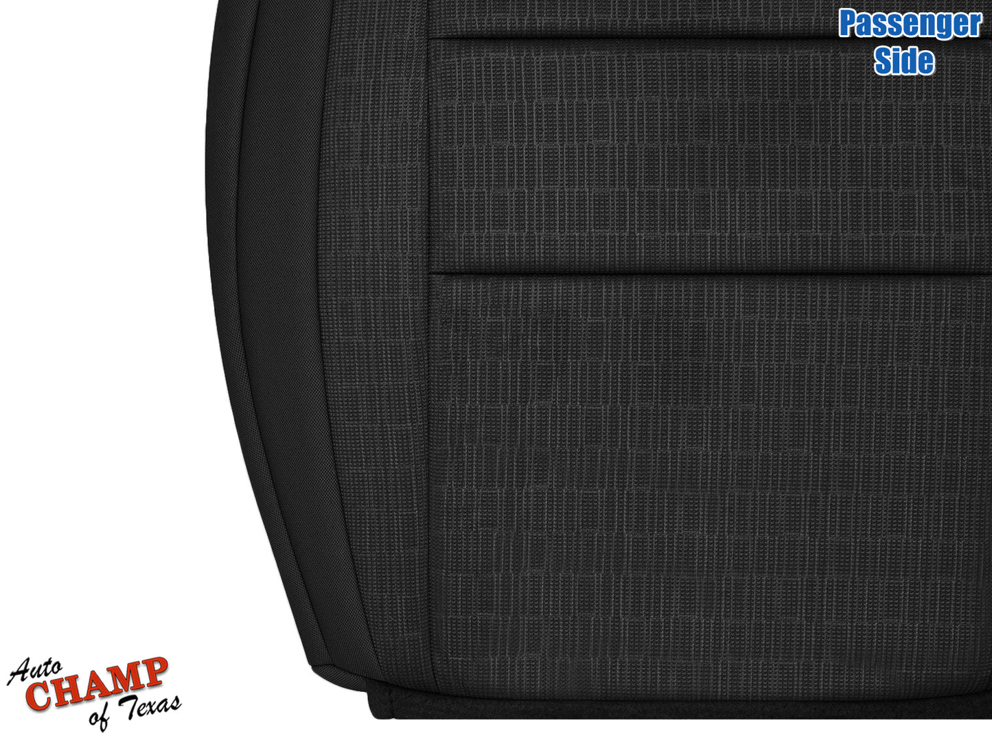 2011-2017 Jeep Grand Cherokee Laredo Passenger Side Bottom Cloth Seat Cover Black
