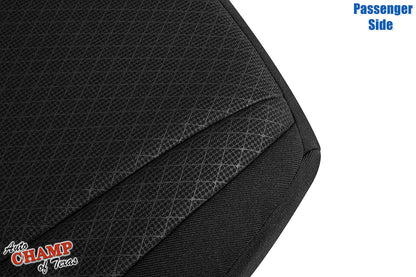 2018-2022 Jeep Grand Cherokee Laredo Passenger Side Bottom Cloth Seat Cover Black