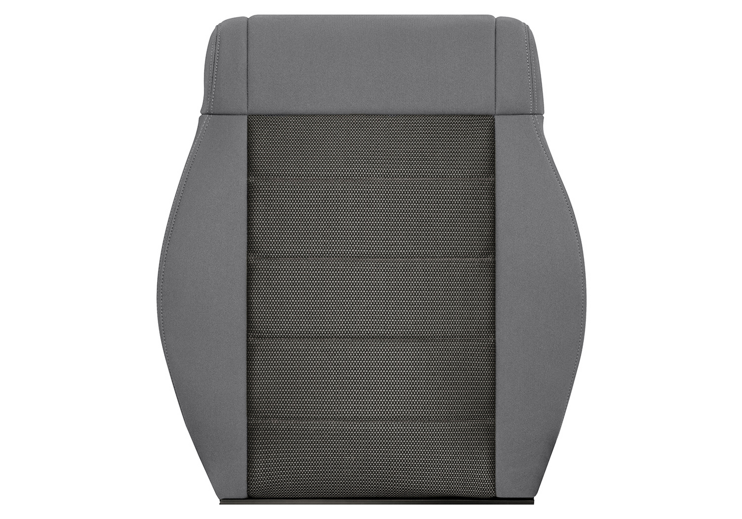 2008-2010 Jeep Wrangler X Passenger Side Lean Back Cloth Seat Cover 2-Tone Gray