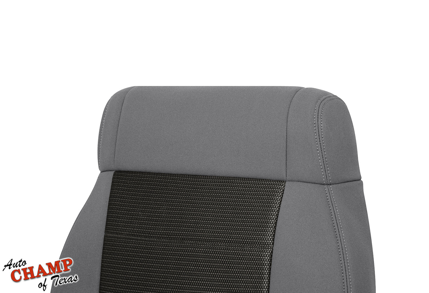 2008-2010 Jeep Wrangler X Driver Side Lean Back Cloth Seat Cover 2-Tone Gray