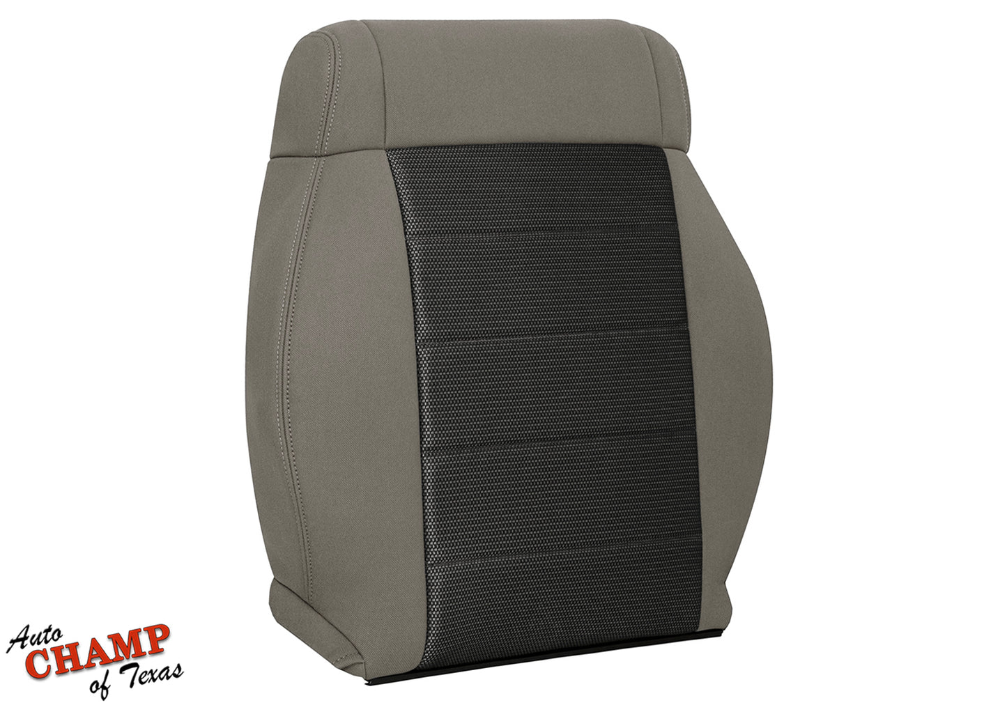 2008-2010 Jeep Wrangler X Driver Side Lean Back Cloth Seat Cover 2-Tone Tan