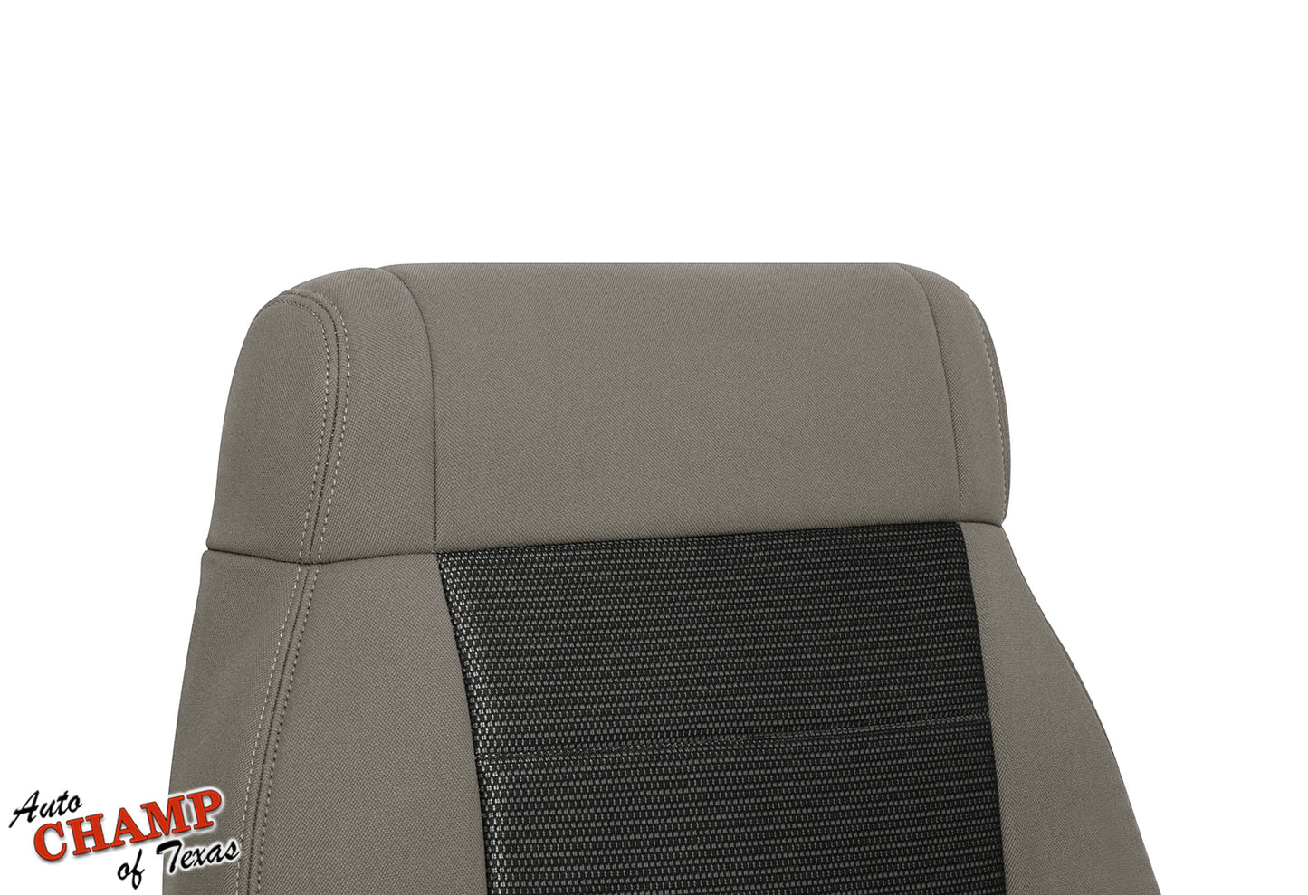 2008-2010 Jeep Wrangler X Driver Side Lean Back Cloth Seat Cover 2-Tone Tan