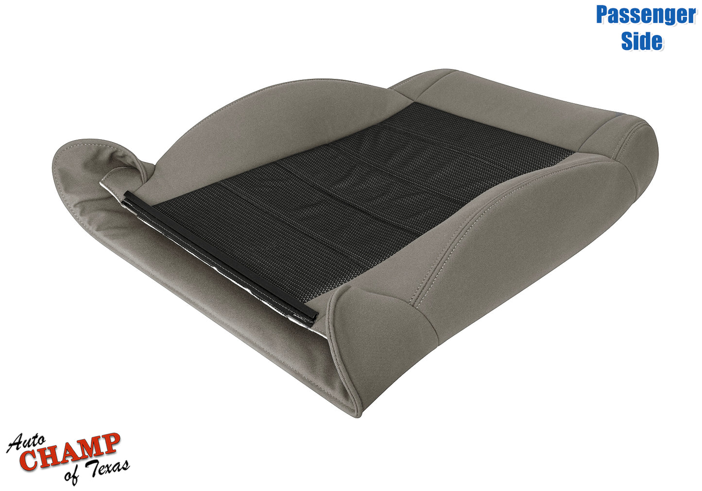 2008-2010 Jeep Wrangler X Passenger Side Lean Back Cloth Seat Cover 2-Tone Tan