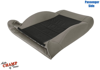 2008-2010 Jeep Wrangler X Passenger Side Lean Back Cloth Seat Cover 2-Tone Tan