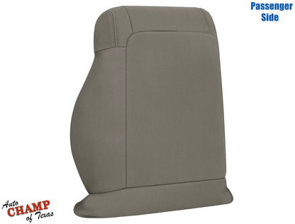 2008-2010 Jeep Wrangler X Passenger Side Lean Back Cloth Seat Cover 2-Tone Tan