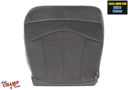 1999-2003 Ford F-150 XLT Driver Seat Cover Dark Gray Cloth