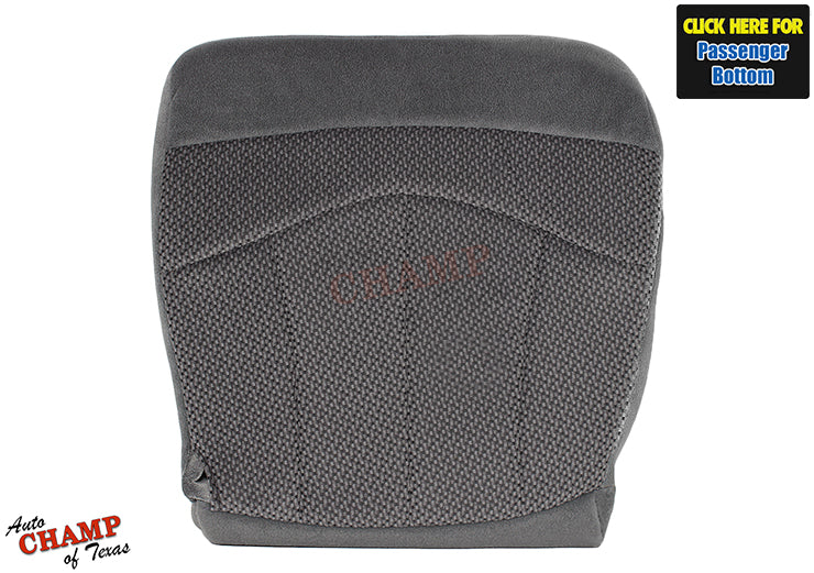 1999-2003 Ford F-150 XLT Driver Seat Cover Dark Gray Cloth