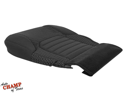 2005–2021 Nissan Frontier Driver Side Bottom Cloth Seat Cover Dark Gray