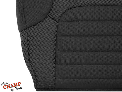 2005–2021 Nissan Frontier Driver Side Bottom Cloth Seat Cover Dark Gray