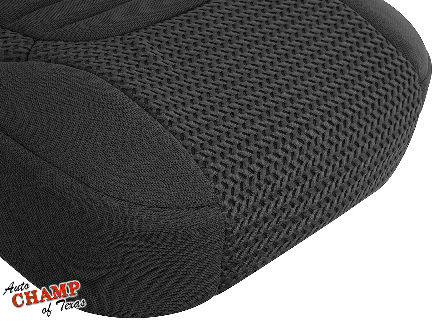 2005–2021 Nissan Frontier Driver Side Bottom Cloth Seat Cover Dark Gray